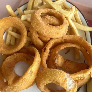 Too much batter for the rings