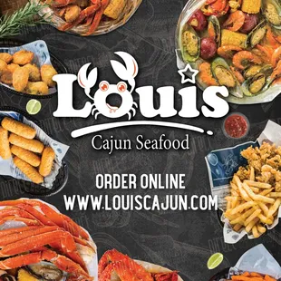  various seafood dishes