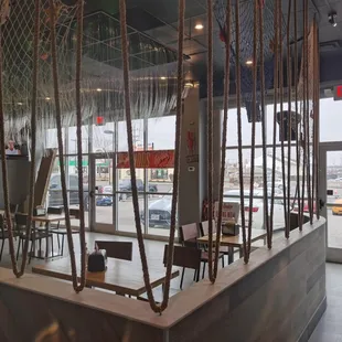  a view of the inside of a restaurant