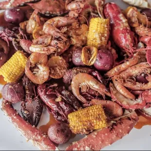 Shrimp Head On and Crabfish