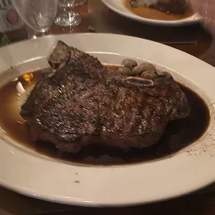 20oz tbone that they took the fillet off of