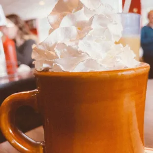 Hot chocolate w/ whipped cream