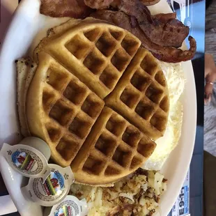 Waffle eggs