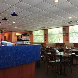 Booths and tables