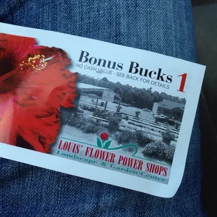 Use the Bonus Bucks from June 27 - July 6 for up to 50% off your purchase at either location. Earn 1 BB for every $10 you spend.