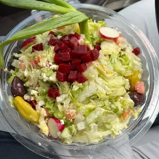 Soggy chopped Greek