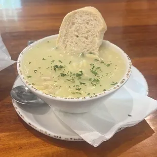 chicken avgolemono soup
