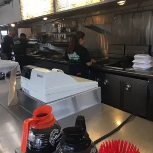 sushi and sashimi, interior