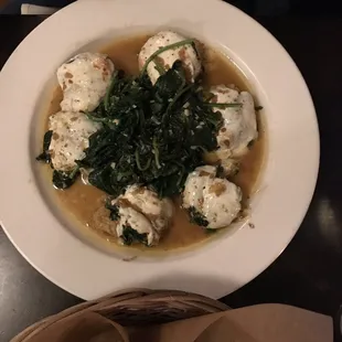Tiger Prawns Florentine