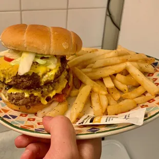 Double Bacon Cheeseburger and &quot;small fry&quot;
