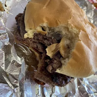 Blue moon burger