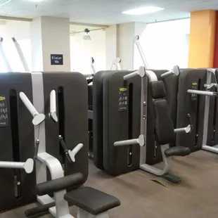 They have the whole tecnhno gym set up!!! Yay