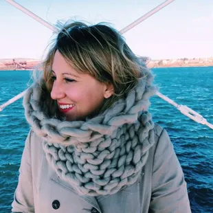 Head shot of Laura; Lake Superior, MN 2015 Louisa Marion Photography