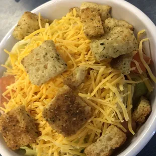 The side salad