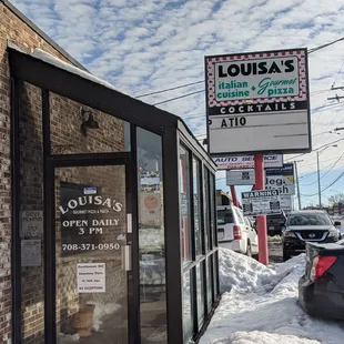 outside of restaurant
