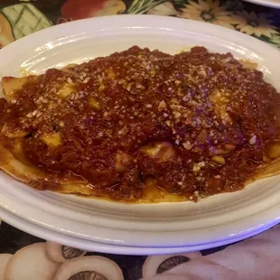 $18.50 Lasagna special on Tuesdays