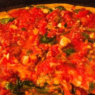pizza, food