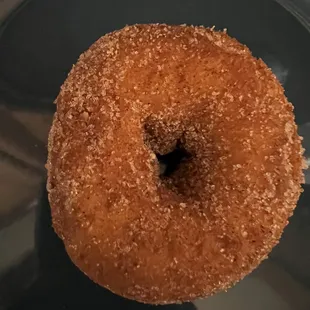 Fresh, warm apple cider donut.
