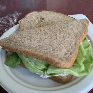 My tuna sandwich. So good.