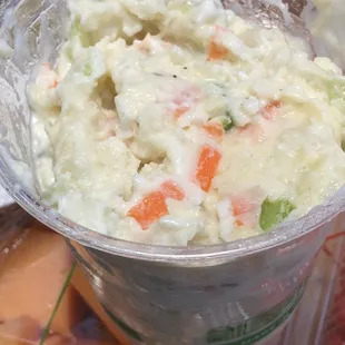 Potato salad w/ chunky vegetables
