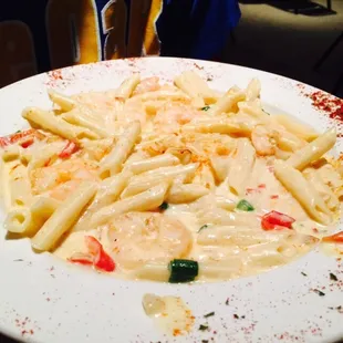 Shrimp Alfredo, yummy