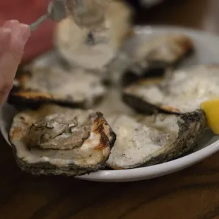 Grilled oyster