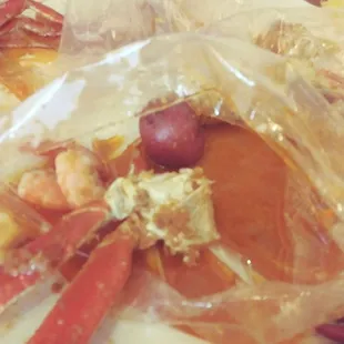 No seasoning..just red water