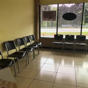 Waiting area. No sit down dining.