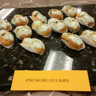 Pistachio Eclairs...yummy!