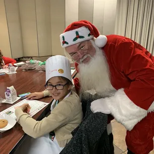 Santa&apos;s Kitchen event at LCI