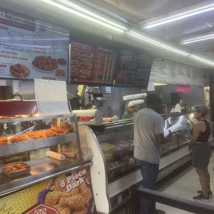 Counter to order food