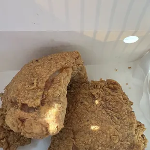 Ask them for freshly fried chicken