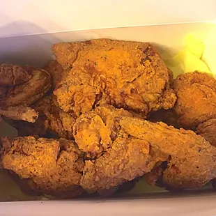 Family value meal chicken: legs, wings, thighs $17.99