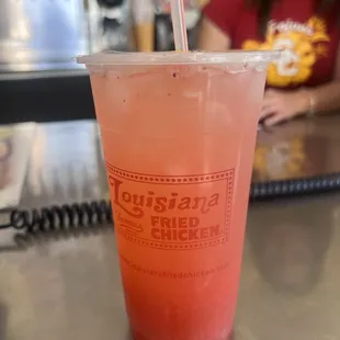Strawberry lemonade FIRE ! Definitely get a large