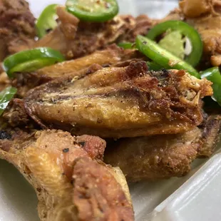 New to the menu: jalapeño wings. Yummy and delicious