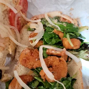 shrimp po'boy