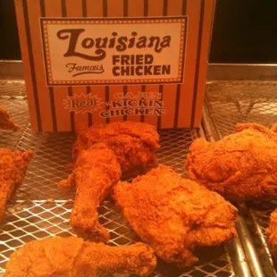 chicken wings and fried chicken