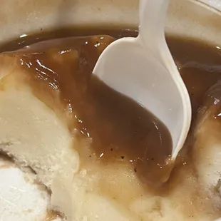 Mashed potatoes and gravy