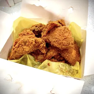 Fresh fried chicken!