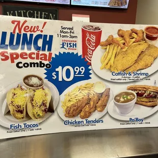 Lunch Specials $10.99