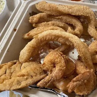 Fried catfish &amp; shrimp