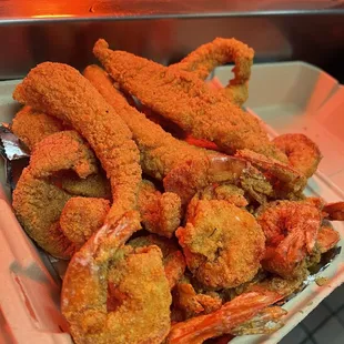 Catfish and shrimp