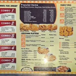 Menu part 2 as of 4/22/24
