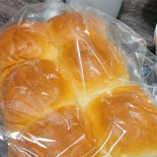 Bread. Hold it up against you and you'll have a six-pack.