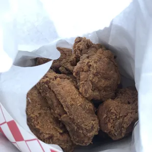 Legs and thighs, Fried chicken yummy!