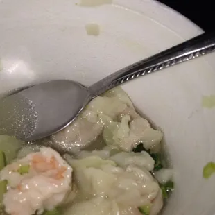 I ordered no shrimp due to an allergic reaction and look at what they threw in there...