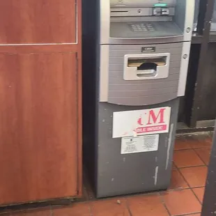 They have an ATM machine