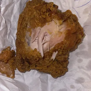 Raw chicken