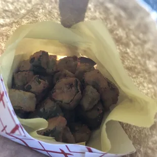 Fried okra. Definitely fresh;)