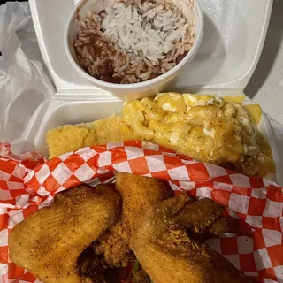 Cajun Fried Chicken Dinner Combo